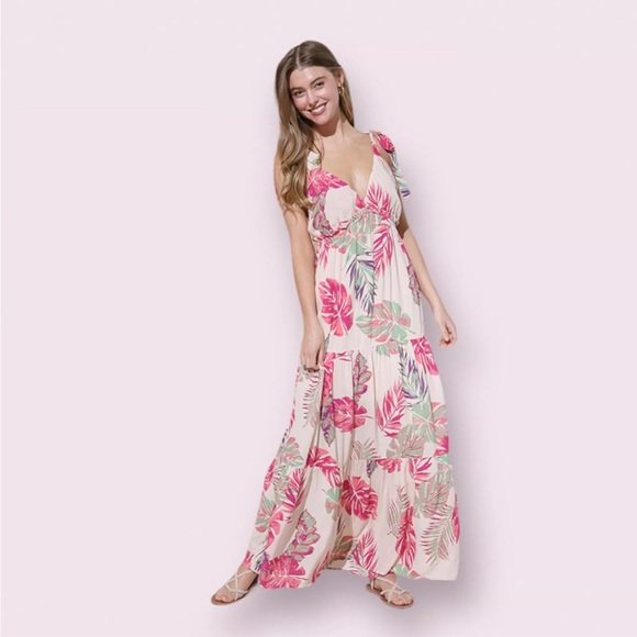 Gorgeous ILLA ILLA tropical maxi dress, M - Picture 4 of 8